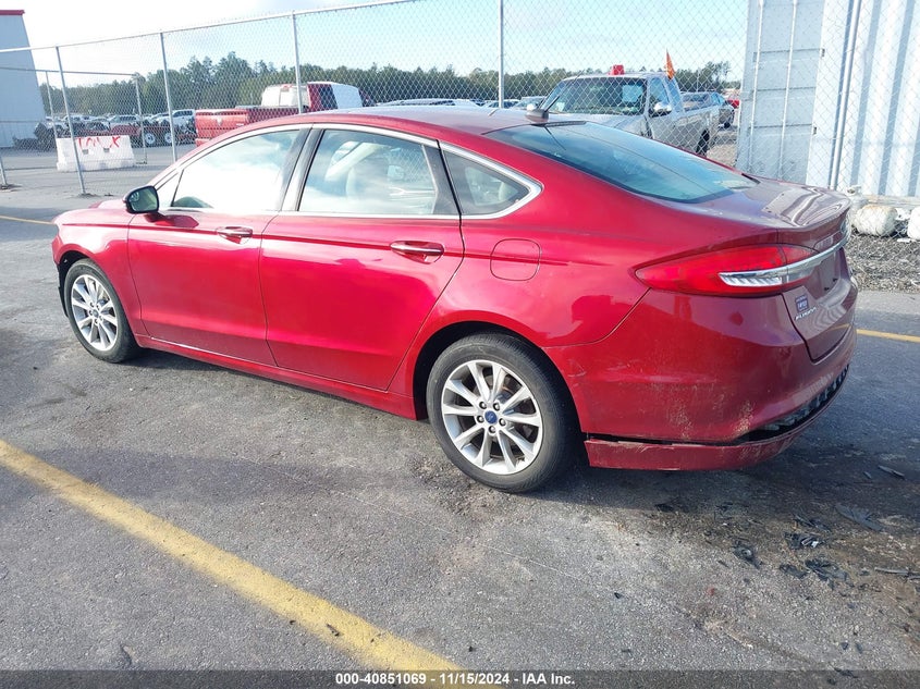 VIN 3FA6P0HD3HR115495 2017 FORD FUSION SE
