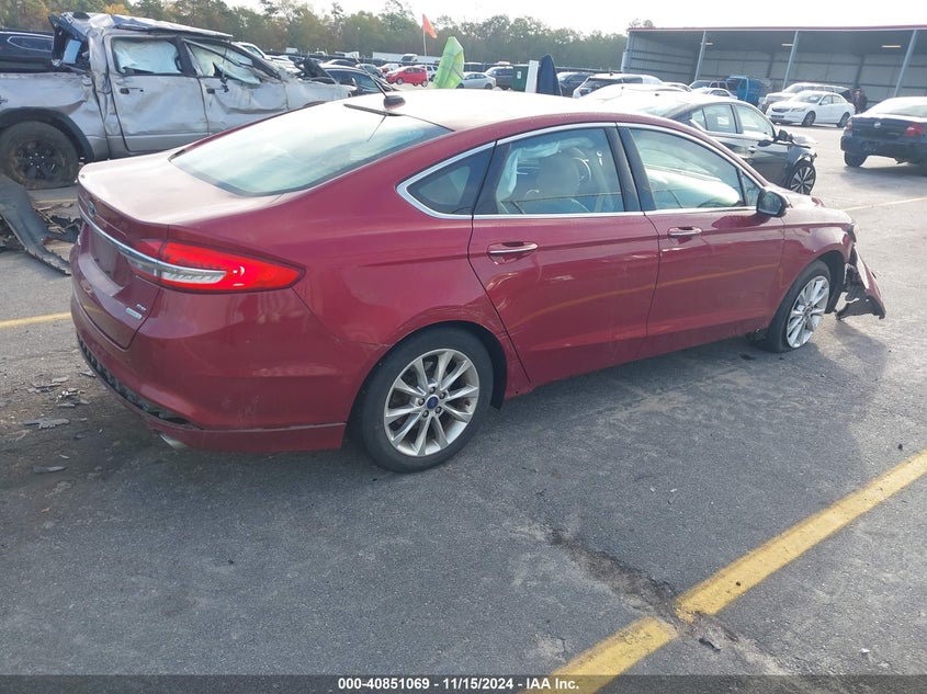 VIN 3FA6P0HD3HR115495 2017 FORD FUSION SE