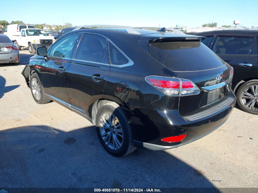 VIN 2T2ZK1BA8DC099297 2013 Lexus RX, 350 no.3