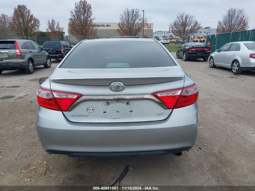 2016 Toyota Camry Se VIN: 4T1BF1FK2GU251185 Lot: 40851081