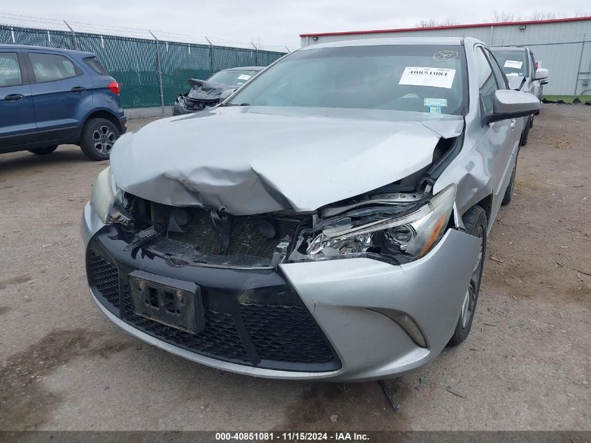 2016 Toyota Camry Se VIN: 4T1BF1FK2GU251185 Lot: 40851081