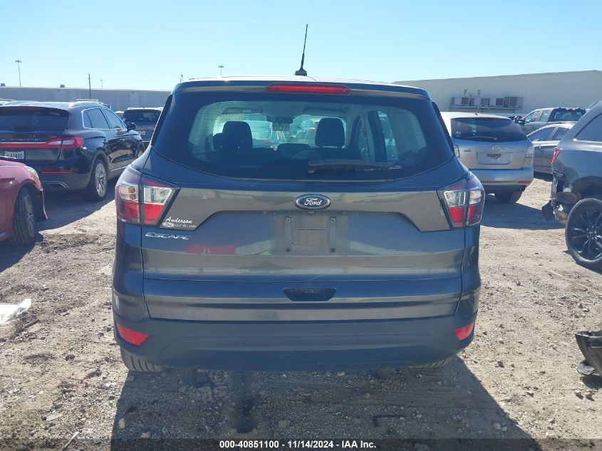 2017 Ford Escape S VIN: 1FMCU0F72HUA49772 Lot: 40851100