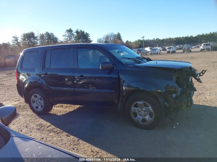 2015 Honda Pilot Lx VIN: 5FNYF4H23FB044468 Lot: 40851104