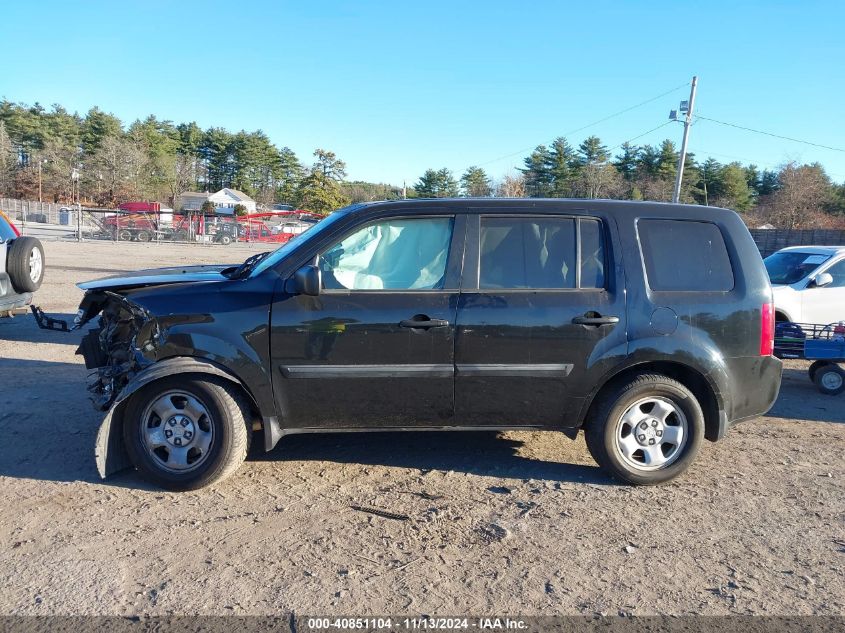 2015 Honda Pilot Lx VIN: 5FNYF4H23FB044468 Lot: 40851104