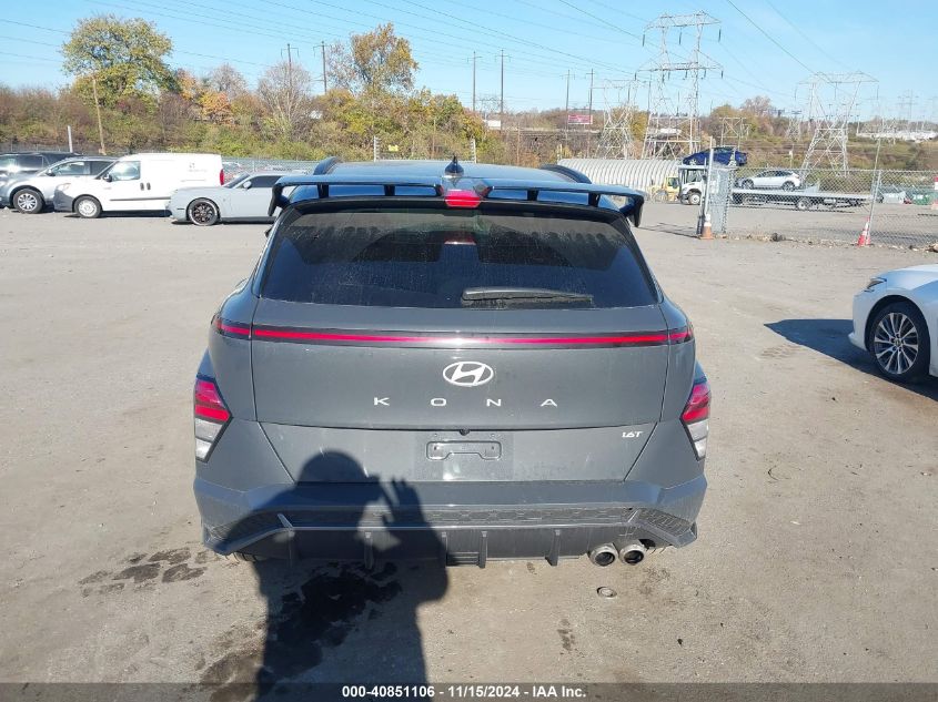 2024 Hyundai Kona N Line VIN: KM8HA3A38RU128059 Lot: 40851106