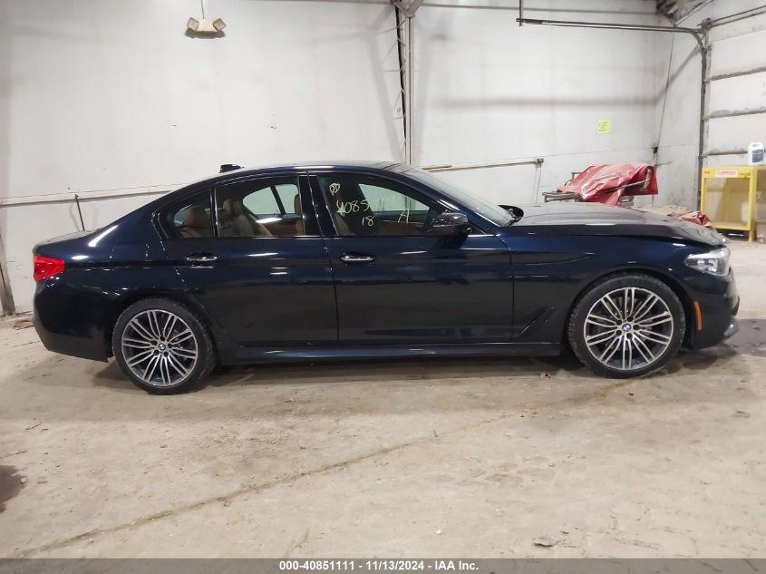 2018 BMW 530I xDrive VIN: WBAJA7C52JWA71698 Lot: 40851111