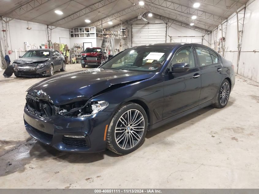 2018 BMW 530I xDrive VIN: WBAJA7C52JWA71698 Lot: 40851111