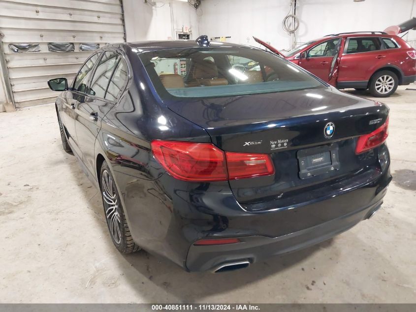 2018 BMW 530I xDrive VIN: WBAJA7C52JWA71698 Lot: 40851111