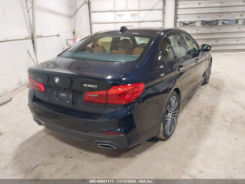 2018 BMW 530I xDrive VIN: WBAJA7C52JWA71698 Lot: 40851111