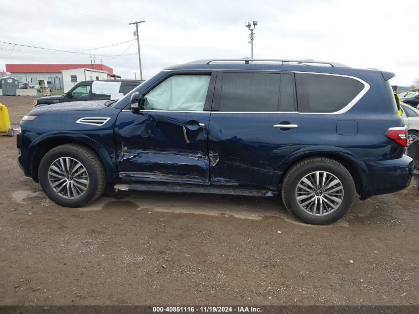 2023 Nissan Armada Sl 4Wd VIN: JN8AY2BD5P9694302 Lot: 40851116