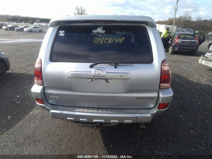 2005 Toyota 4Runner Sr5 V6 VIN: JTEBU14R450077940 Lot: 40851140