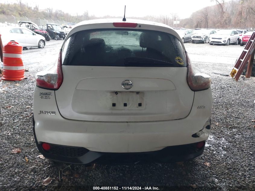 2016 Nissan Juke S VIN: JN8AF5MV4GT655328 Lot: 40851152