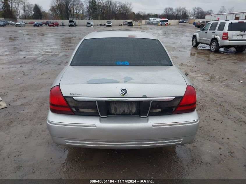 2006 Mercury Grand Marquis Gs VIN: 2MEFM74V86X615594 Lot: 40851184