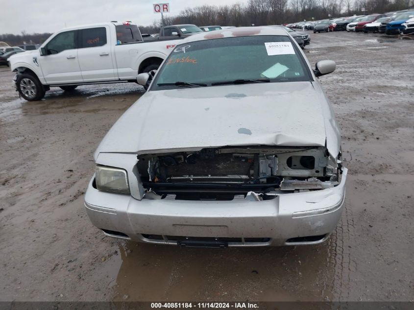 2006 Mercury Grand Marquis Gs VIN: 2MEFM74V86X615594 Lot: 40851184