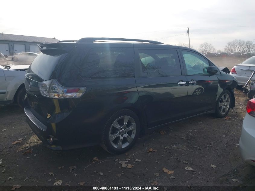 2013 Toyota Sienna Se 8 Passenger VIN: 5TDXK3DC2DS294356 Lot: 40851193