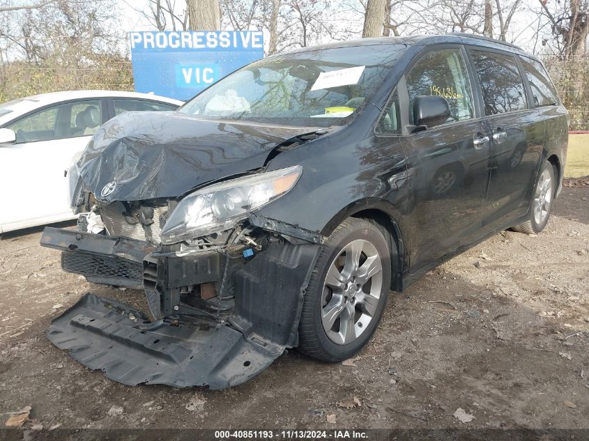 2013 Toyota Sienna Se 8 Passenger VIN: 5TDXK3DC2DS294356 Lot: 40851193