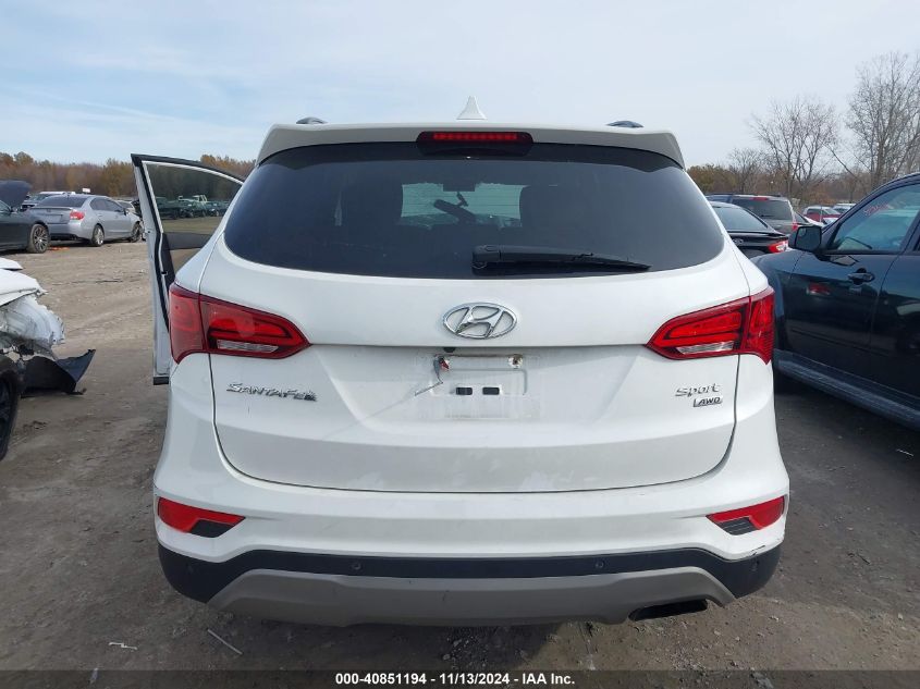 2017 Hyundai Santa Fe Sport 2.4L VIN: 5XYZUDLB8HG467334 Lot: 40851194