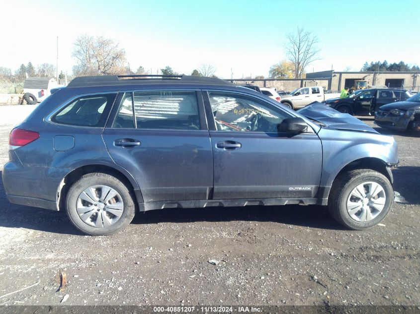 2013 Subaru Outback 2.5I VIN: 4S4BRBAC9D1319332 Lot: 40851207