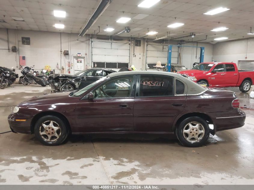 1999 Oldsmobile Cutlass Gl VIN: 1G3NB52M0X6318141 Lot: 40851217