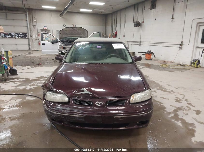 1999 Oldsmobile Cutlass Gl VIN: 1G3NB52M0X6318141 Lot: 40851217