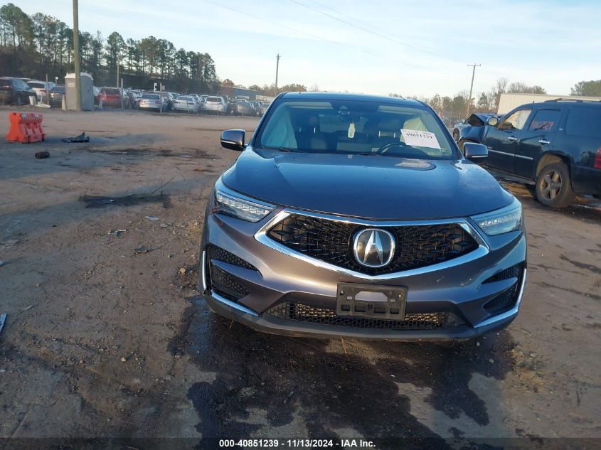 2019 Acura Rdx Standard VIN: 5J8TC1H35KL007781 Lot: 40851239