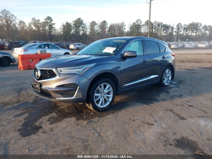 VIN 5J8TC1H35KL007781 2019 Acura RDX, Standard no.2