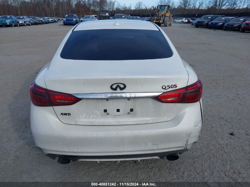 2018 Infiniti Q50 3.0T Sport VIN: JN1EV7AR1JM439265 Lot: 40851242