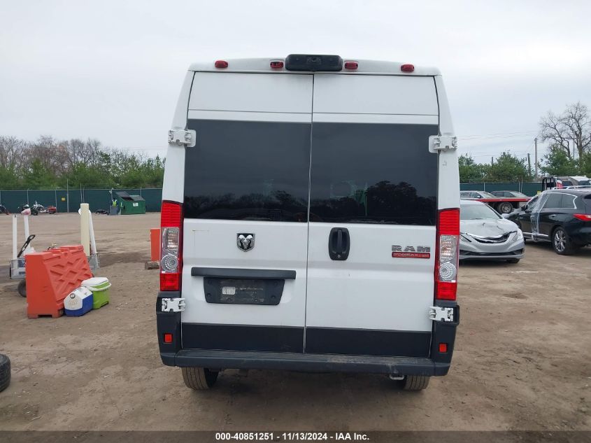 2021 Ram Promaster 2500 High Roof 159 Wb VIN: 3C6LRVDG9ME570087 Lot: 40851251