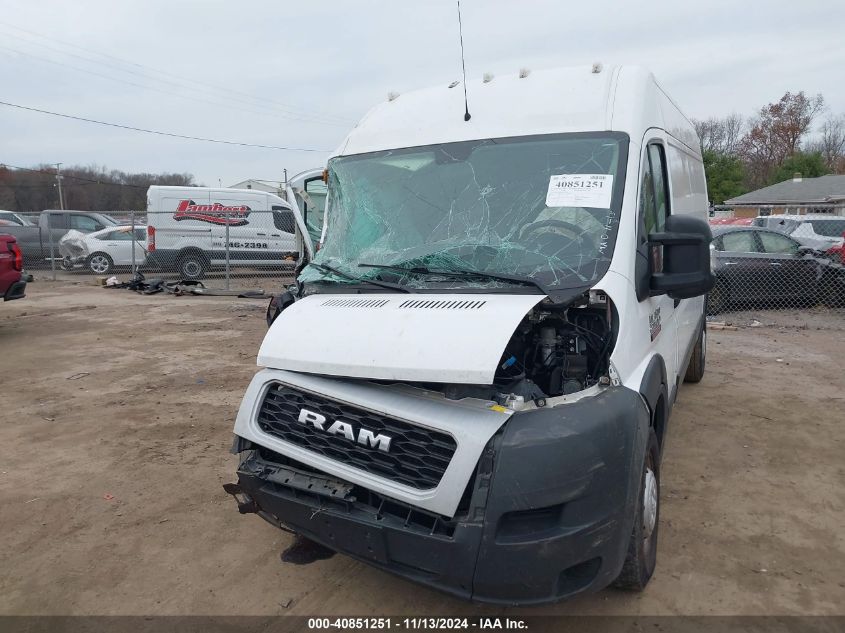 2021 Ram Promaster 2500 High Roof 159 Wb VIN: 3C6LRVDG9ME570087 Lot: 40851251