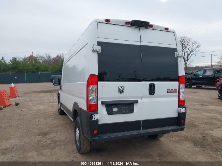 2021 Ram Promaster 2500 High Roof 159 Wb VIN: 3C6LRVDG9ME570087 Lot: 40851251