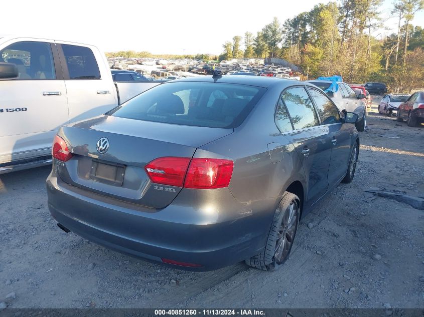 2012 Volkswagen Jetta 2.5L Sel VIN: 3VWLX7AJ4CM416365 Lot: 40851260