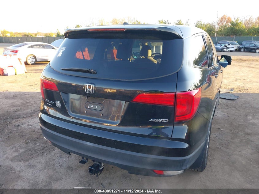 2016 HONDA PILOT EX - 5FNYF6H30GB054834