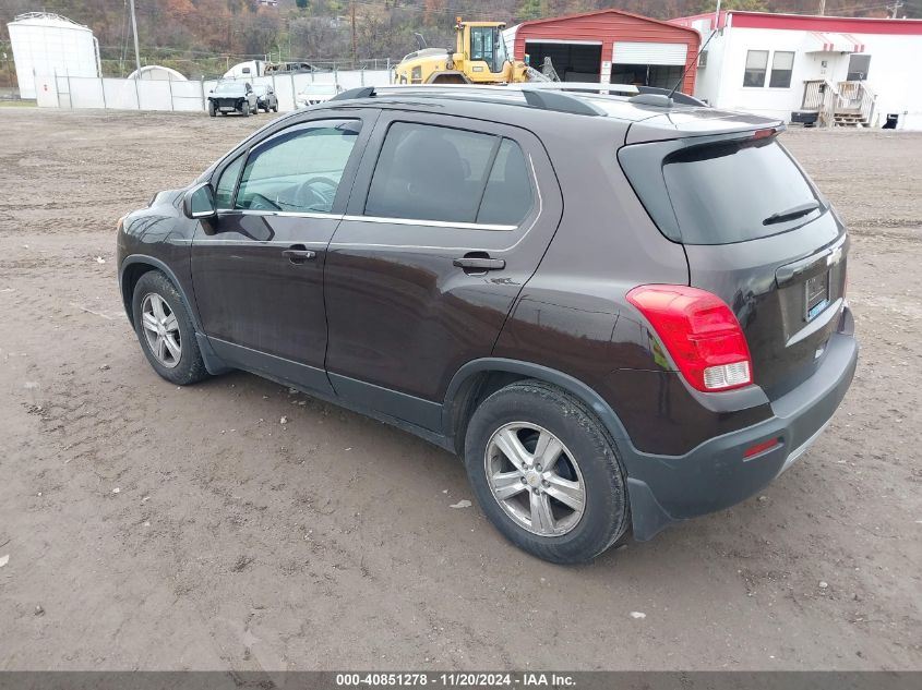 2015 Chevrolet Trax Lt VIN: KL7CJLSB6FB091179 Lot: 40851278