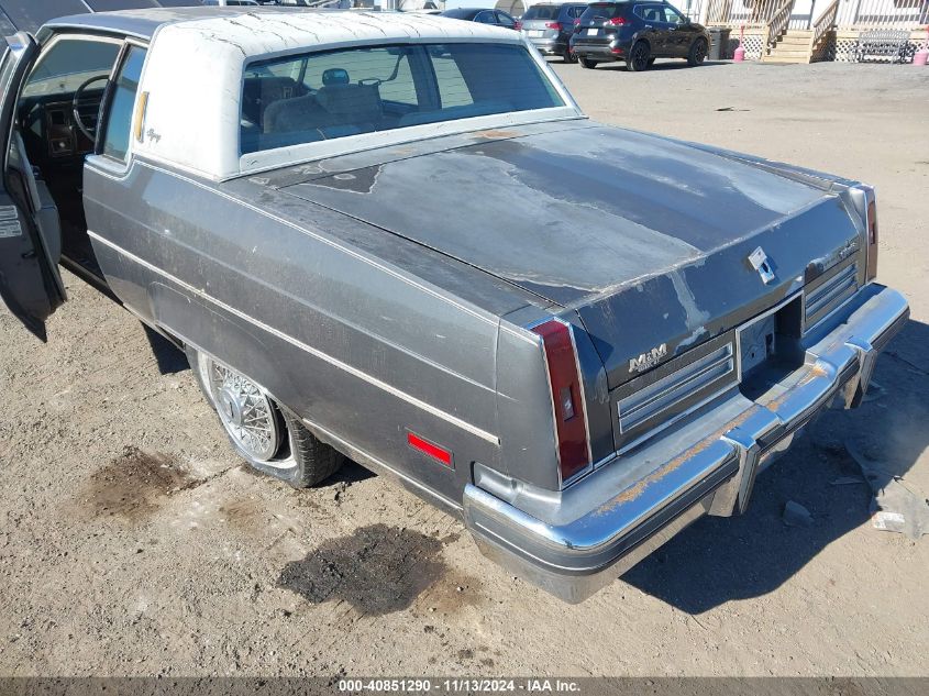 1982 Oldsmobile 98 Regency VIN: 1G3AX37Y5CM114781 Lot: 40851290