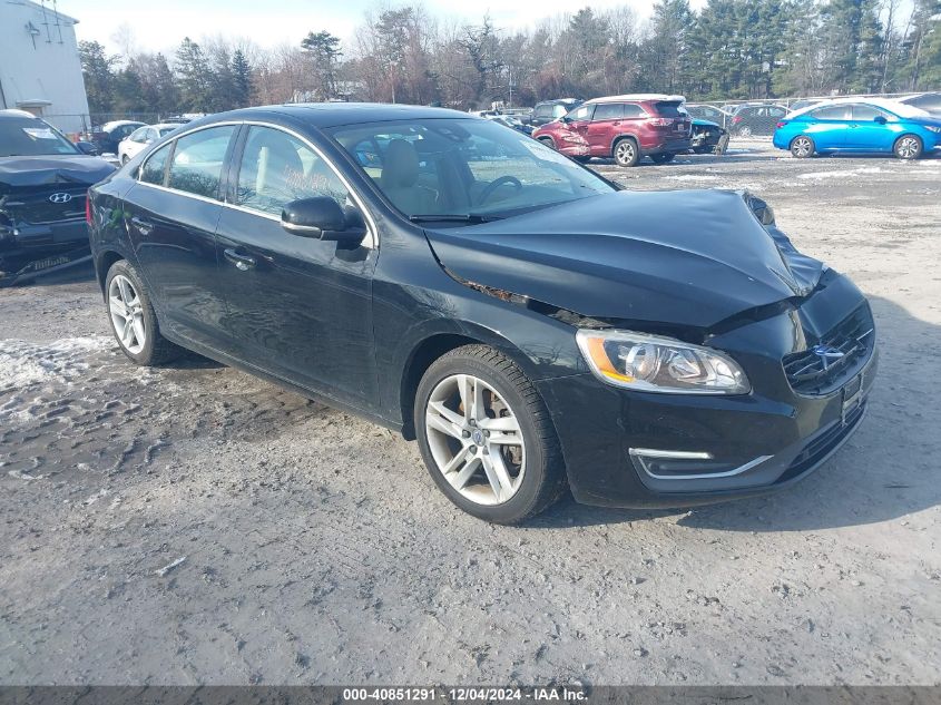 VIN YV1612TK3F2360483 2015 Volvo S60, T5 Premier no.1