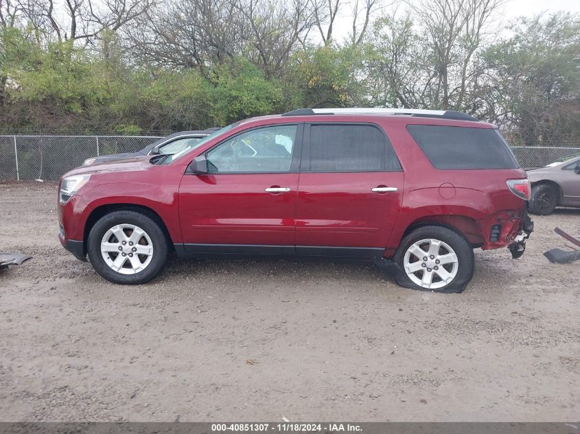 2015 GMC Acadia Sle-2 VIN: 1GKKRPKDXFJ255012 Lot: 40851307