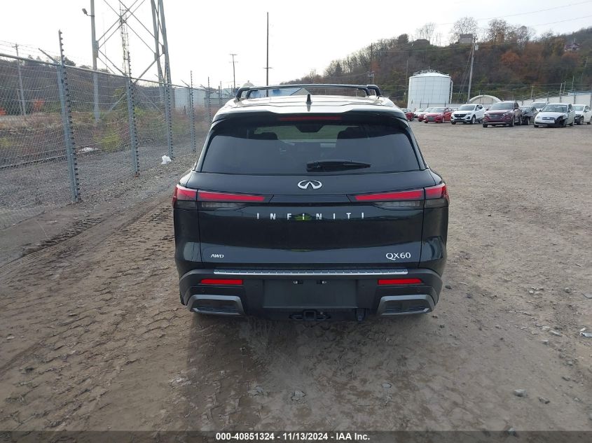 2025 Infiniti Qx60 Autograph Awd VIN: 5N1AL1HU2SC330521 Lot: 40851324