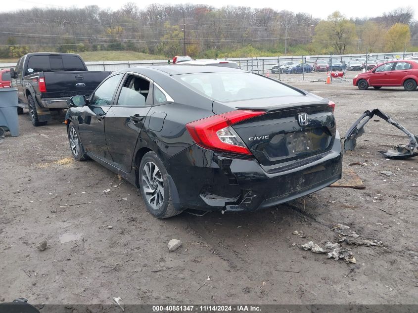 VIN 19XFC2F74GE011697 2016 Honda Civic, EX no.3