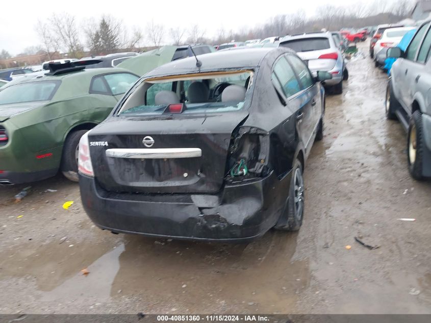 2010 Nissan Sentra 2.0S VIN: 3N1AB6AP4AL627482 Lot: 40851360