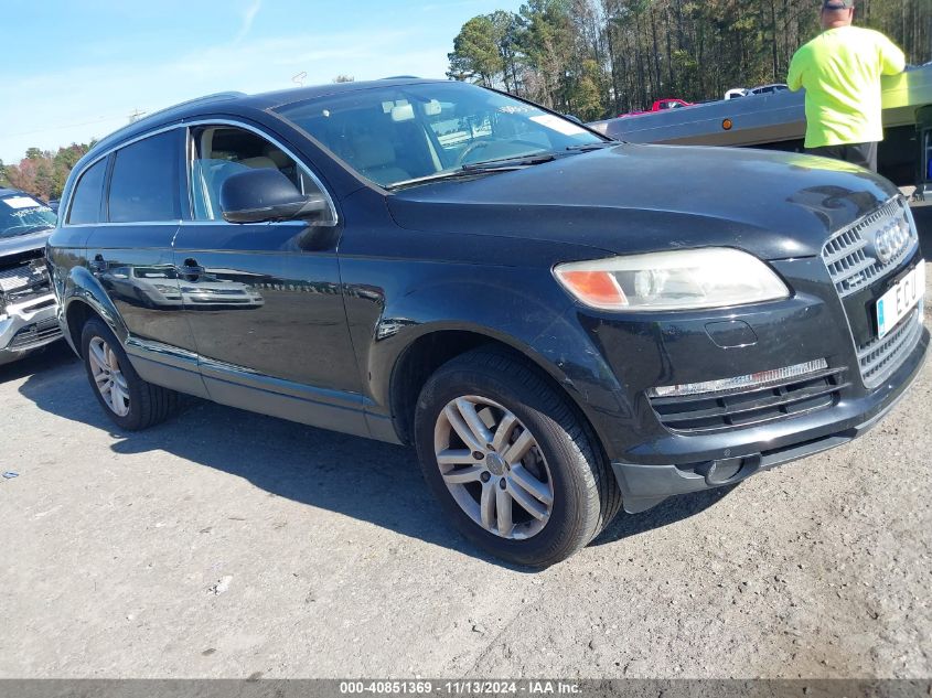 2009 Audi Q7 3.6 5 Passenger/3.6 Premium VIN: WA1AY74L29D017649 Lot: 40851369