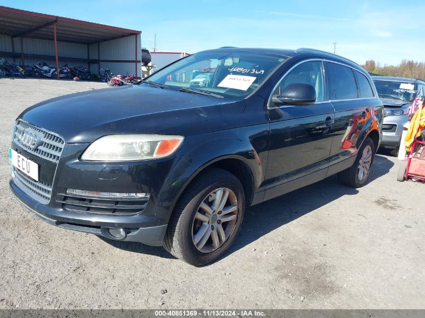 2009 Audi Q7 3.6 5 Passenger/3.6 Premium VIN: WA1AY74L29D017649 Lot: 40851369