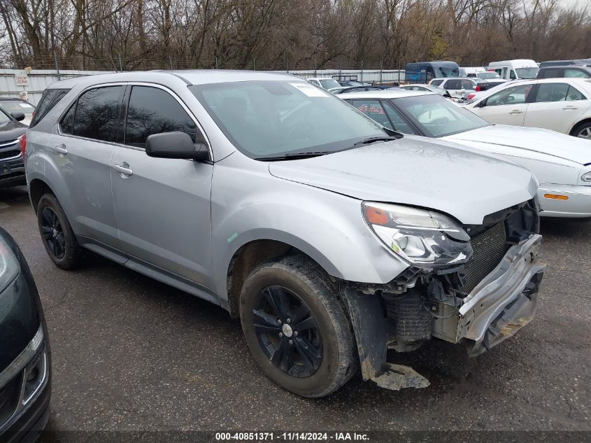 2016 Chevrolet Equinox Ls VIN: 2GNFLEEK1G6242586 Lot: 40851371