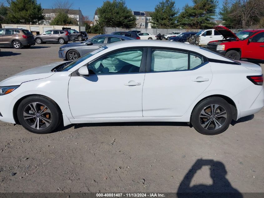 2021 Nissan Sentra Sv Xtronic Cvt VIN: 3N1AB8CV6MY292420 Lot: 40851407