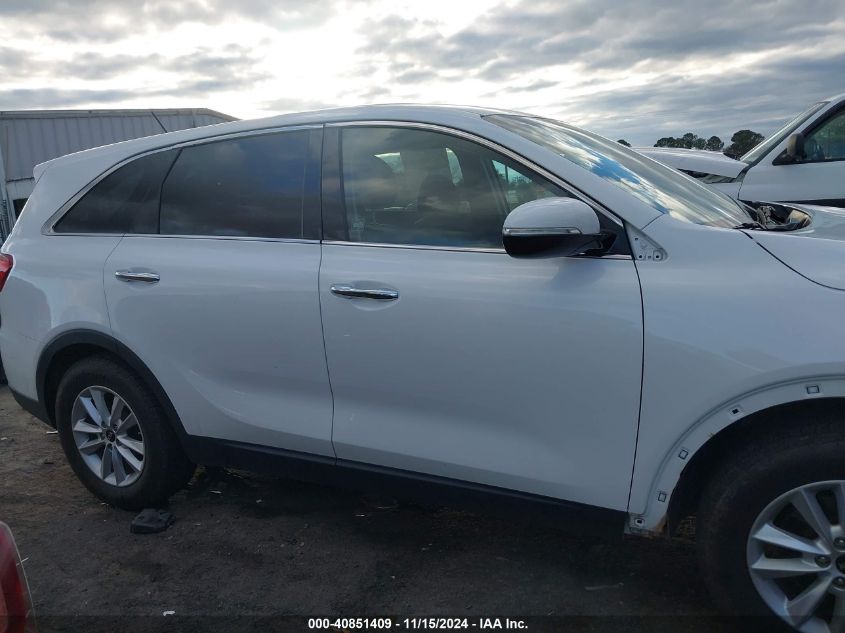 2020 Kia Sorento 2.4L L VIN: 5XYPG4A3XLG643836 Lot: 40851409