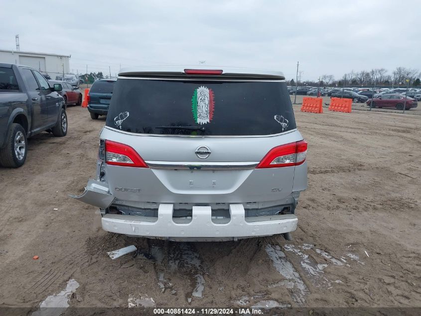 2013 Nissan Quest Sv VIN: JN8AE2KP4D9061692 Lot: 40851424