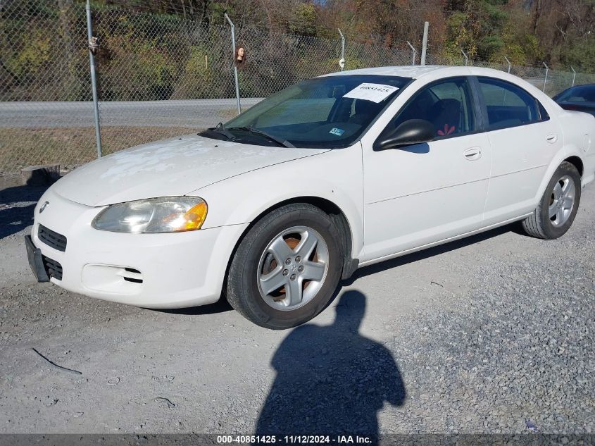 2003 Dodge Stratus Sxt VIN: 1B3EL46X23N533517 Lot: 40851425