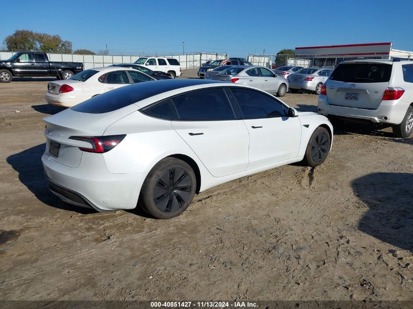 VIN 5YJ3E1EA4RF732586 2024 Tesla Model 3, Rear-Whee... no.4