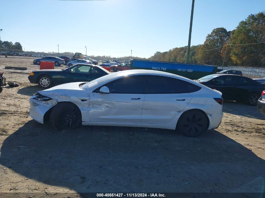 2024 Tesla Model 3 Rear-Wheel Drive VIN: 5YJ3E1EA4RF732586 Lot: 40851427