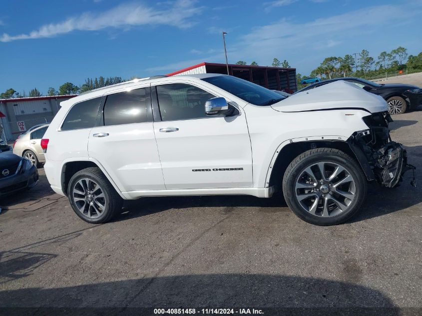 2018 Jeep Grand Cherokee Overland 4X2 VIN: 1C4RJECGXJC197401 Lot: 40851458