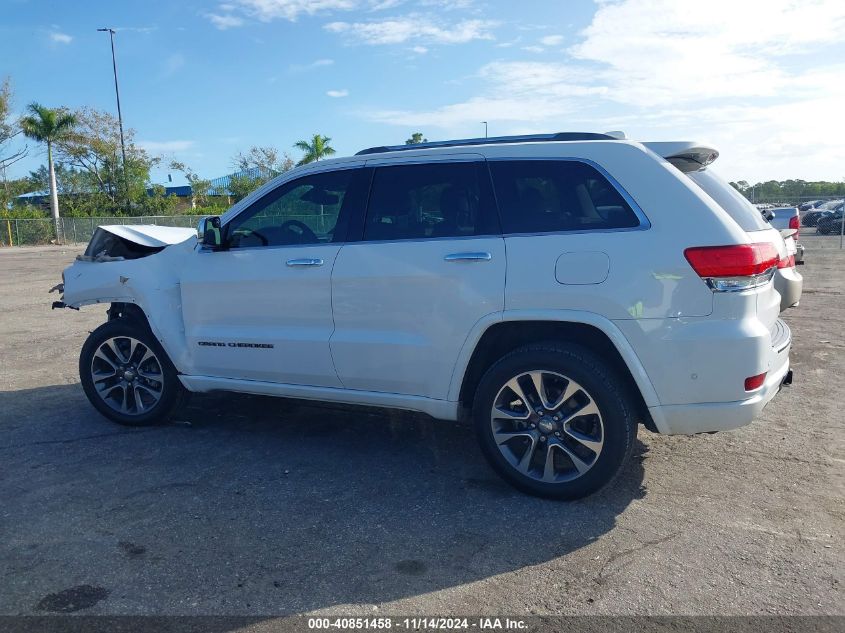 2018 Jeep Grand Cherokee Overland 4X2 VIN: 1C4RJECGXJC197401 Lot: 40851458